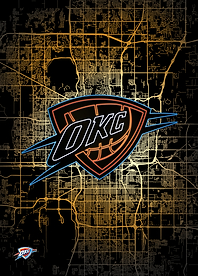 Oklahoma City Map: Thunder Pride