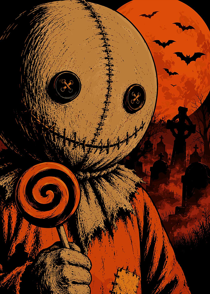 Sam from Trick 'r Treat Halloween Art