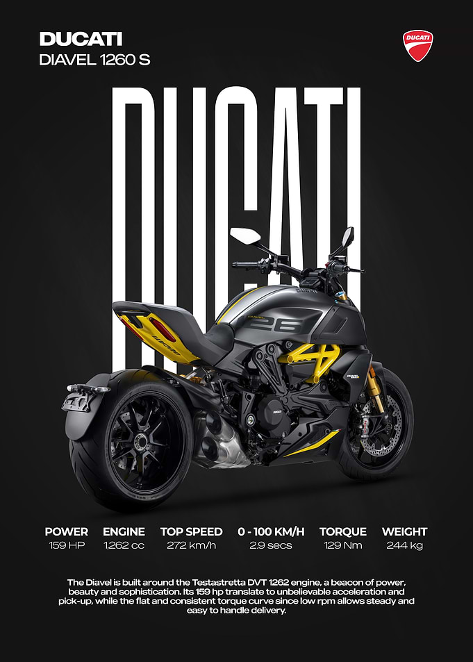 Ducati Diavel 1260 S Motorcycle