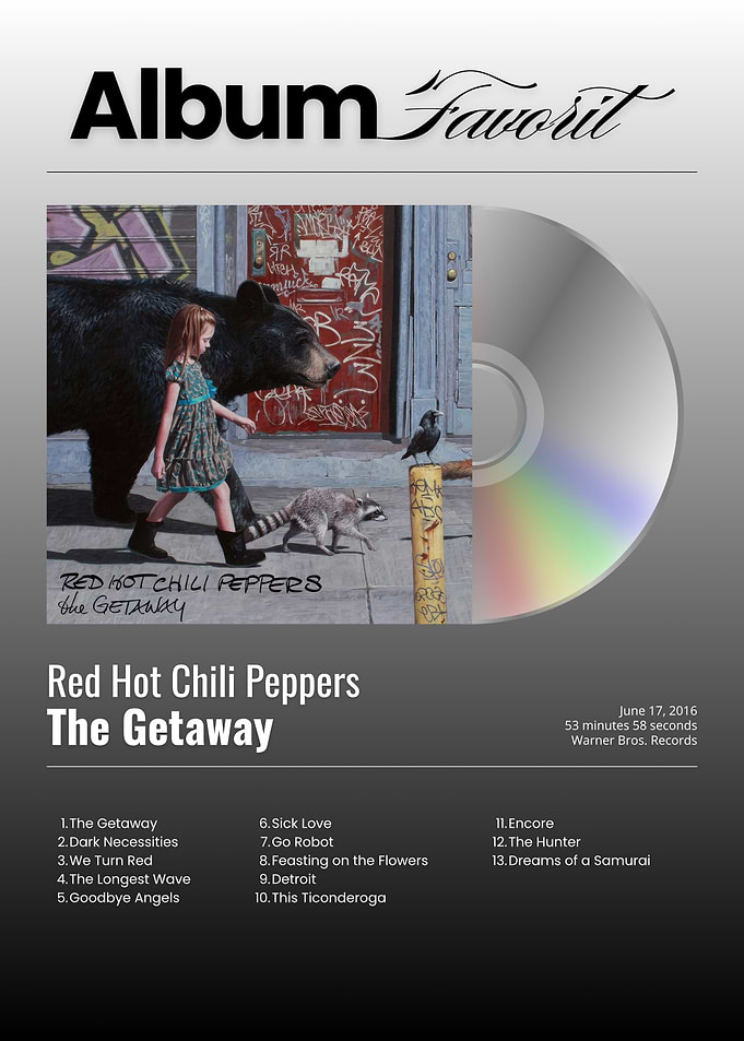 Red Hot Chili Peppers The Getaway Album Poster
