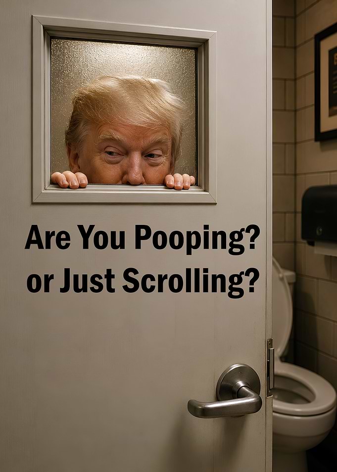 Are You Pooping Donald Trump Bathroom