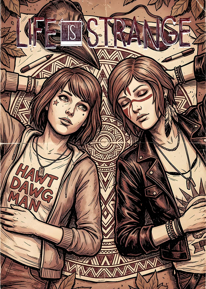 Life is Strange Max and Chloe Illustration