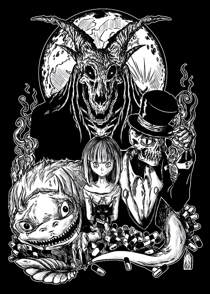 Dark Fantasy Gothic Illustration