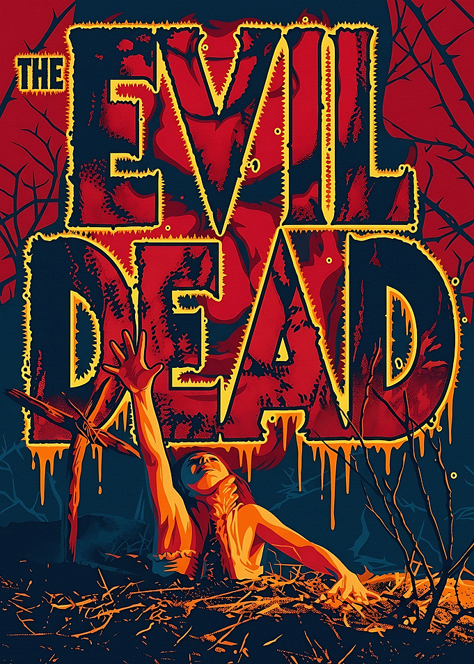 The Evil Dead Horror Movie Poster