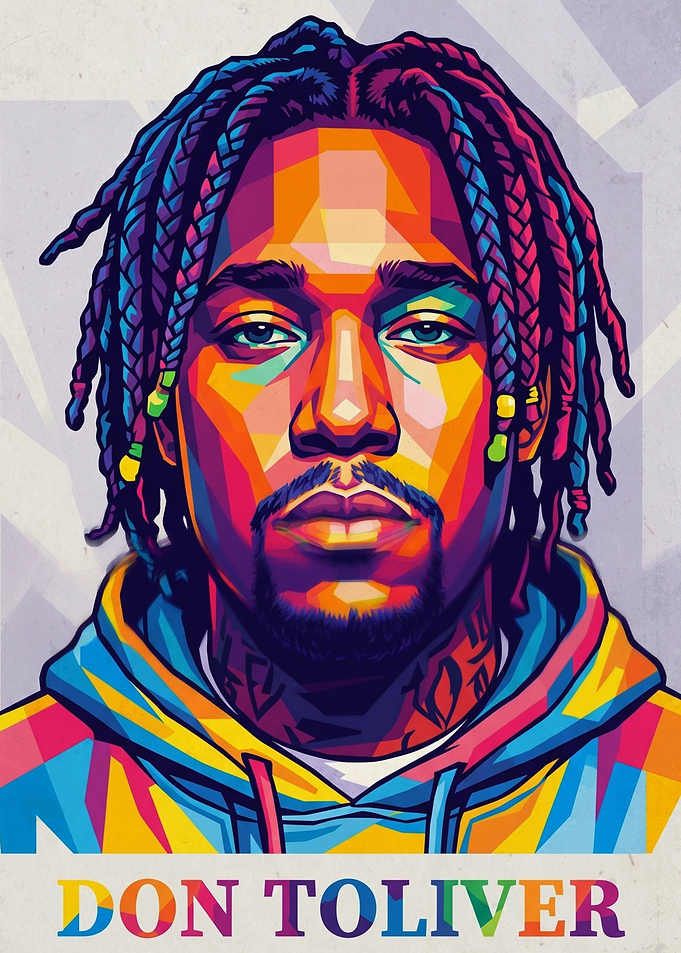 Don Toliver WPAP Pop Art Portrait