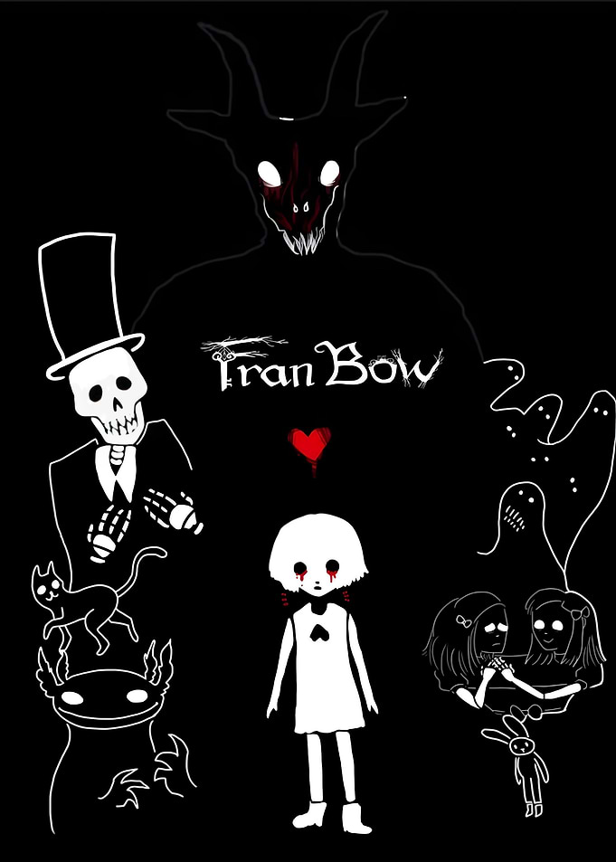 Fran Bow Game Character Illustration