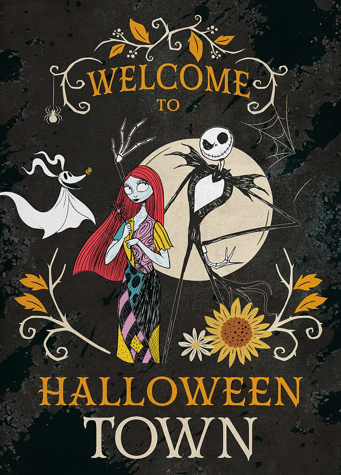 Jack, Sally & Zero - Welcome to Halloween Town