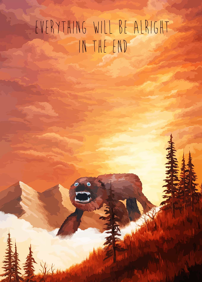 Everything Will Be Alright Monster Sunset