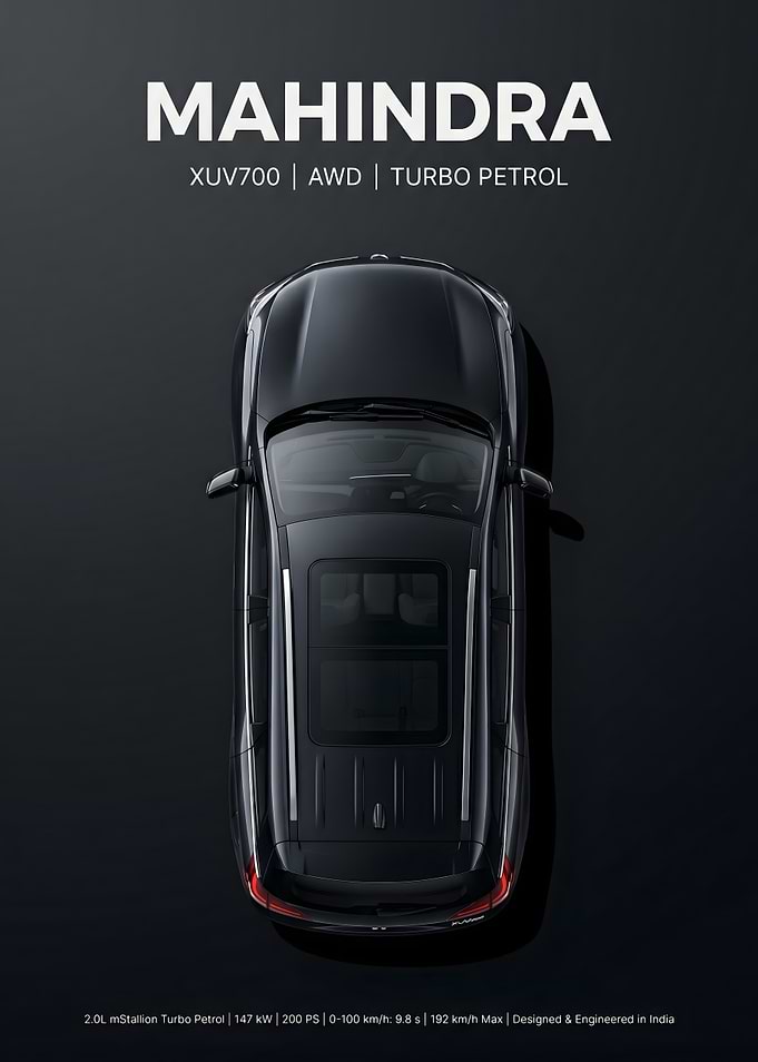 Mahindra XUV700 AWD Turbo Petrol Poster