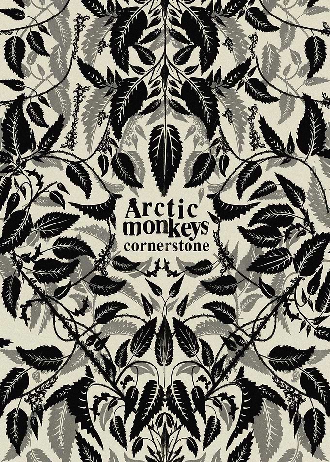 Arctic Monkeys Cornerstone Floral Poster