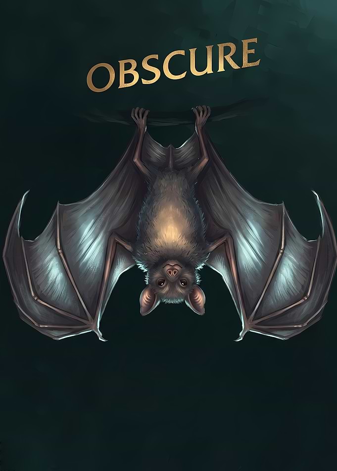 Obscure Bat Digital Illustration