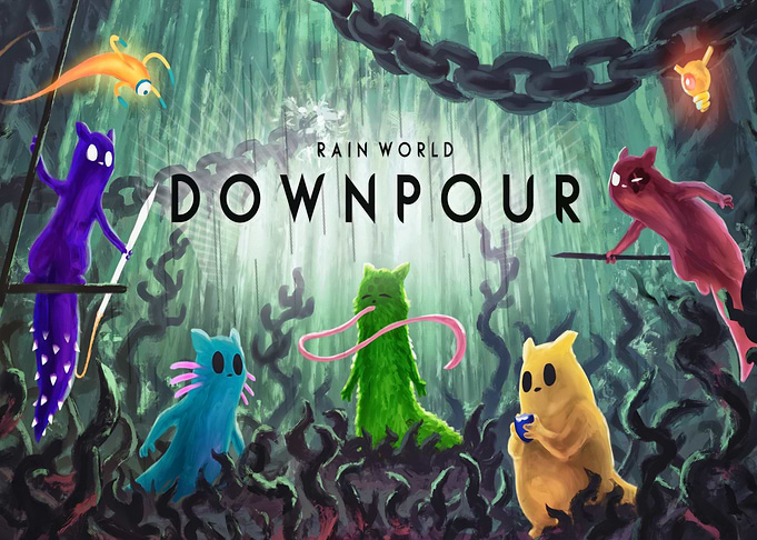 Rain World Downpour Slugcats Art