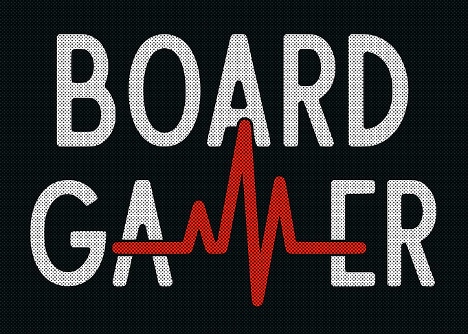 Board Gamer Heartbeat Tabletop Game Room Poster