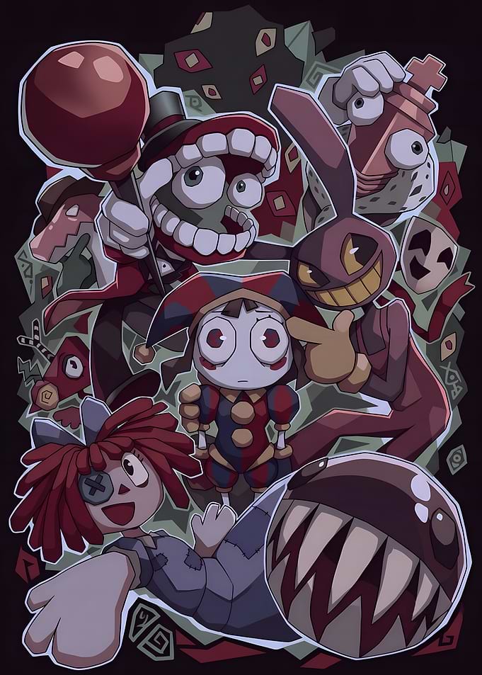 The Amazing Digital Circus Character Ensemble