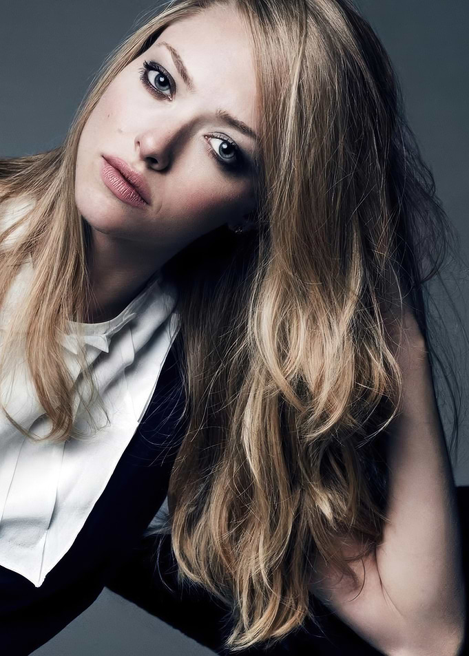 Amanda Seyfried Portrait in Studio Setting