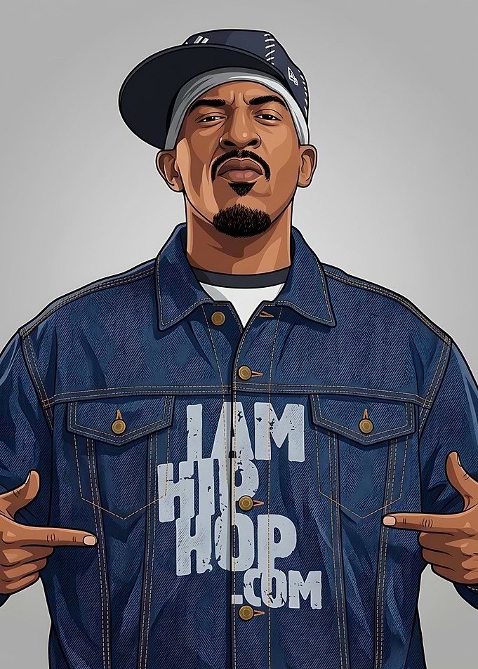 Rakim I Am Hip Hop Illustration