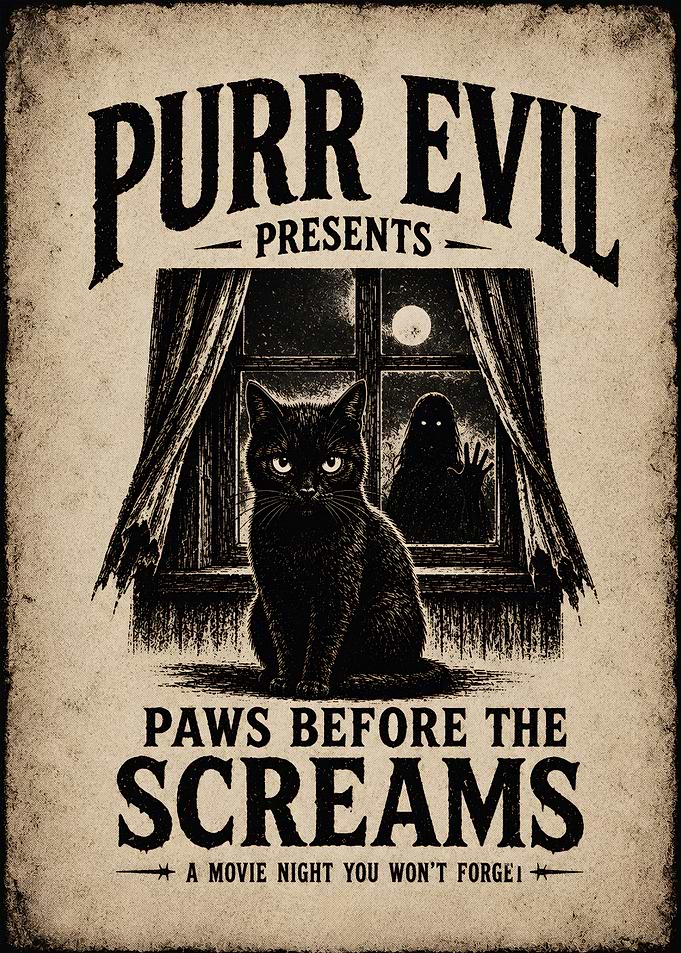 Purr Evil Paws Before The Screams Movie Poster