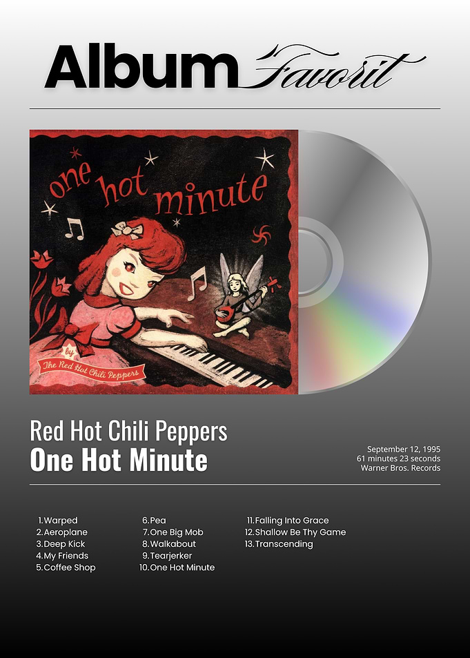 Red Hot Chili Peppers One Hot Minute Album Poster