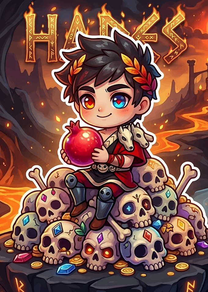 Chibi Zagreus from Hades Game