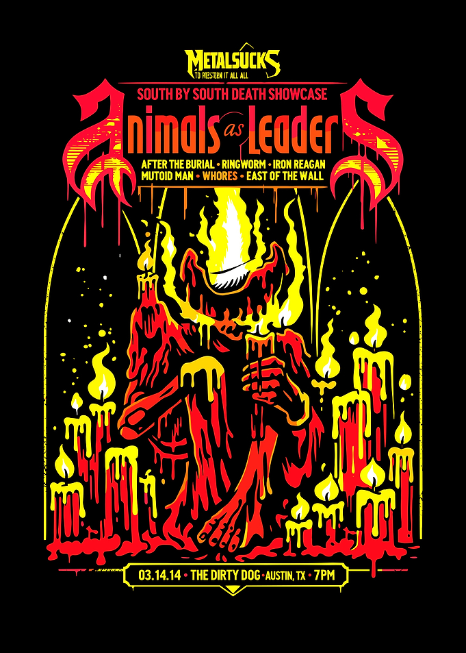 Animals as Leaders Concert Poster