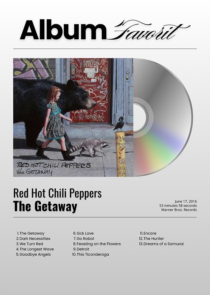 Red Hot Chili Peppers The Getaway Poster