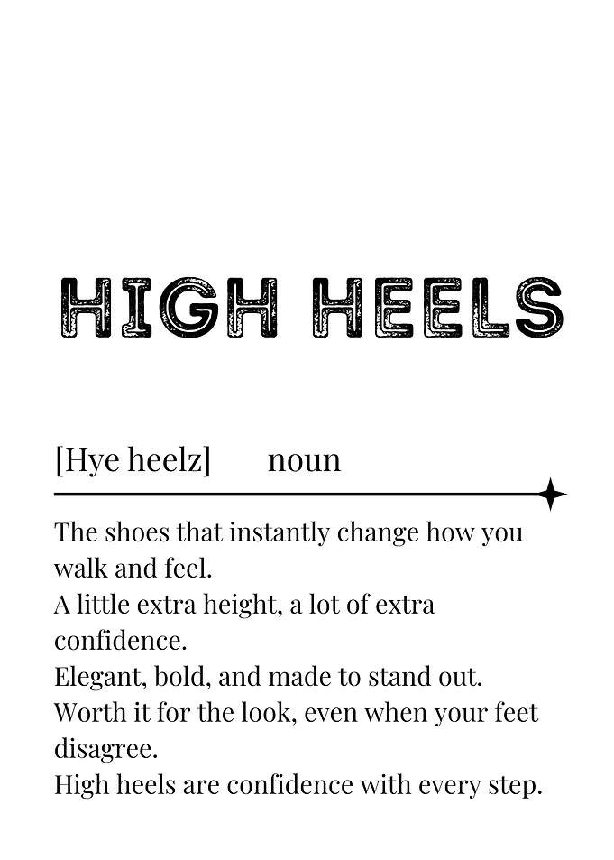 High Heels Definition