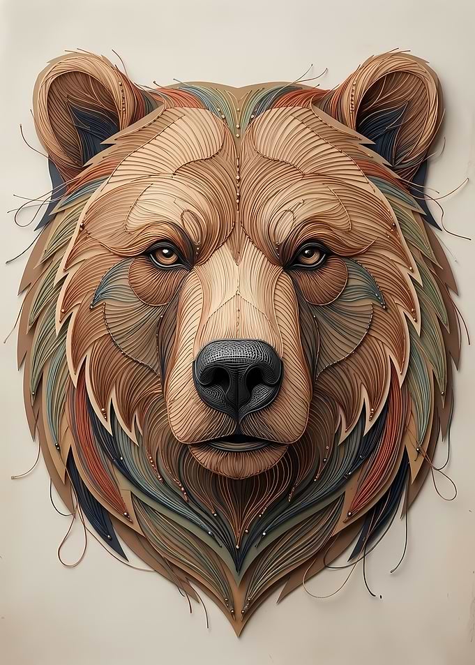 Bear Art Portrait