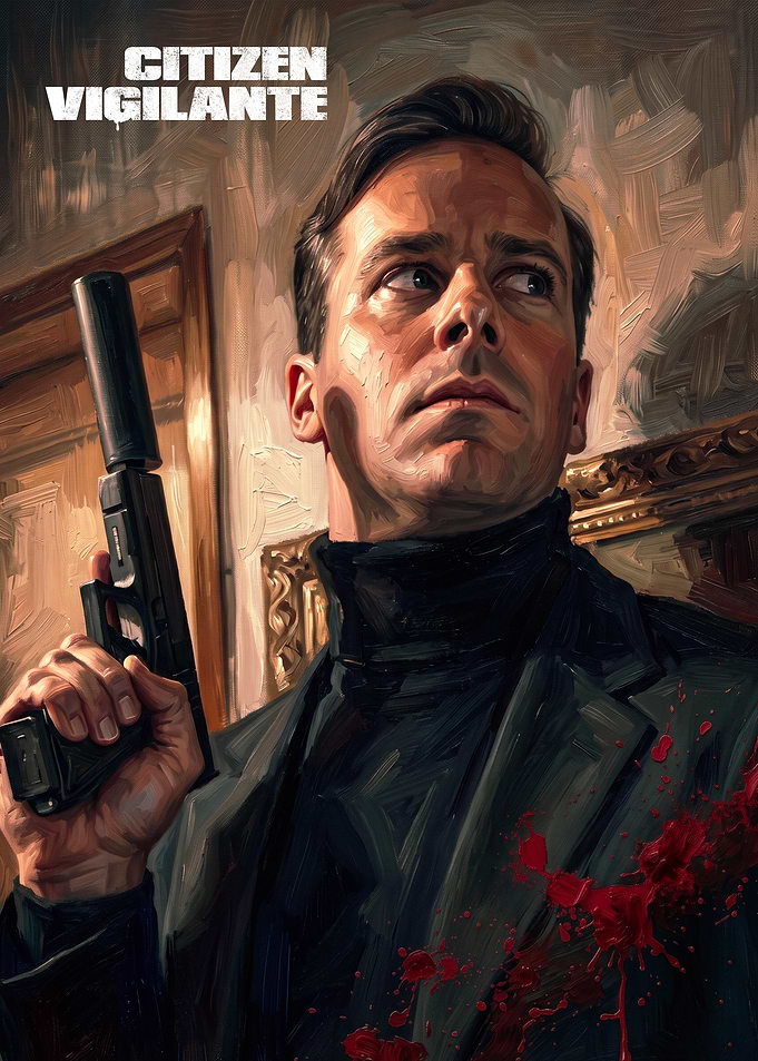 Citizen Vigilante Action Painting