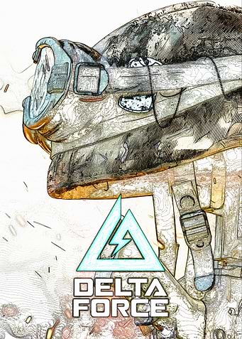 Delta Force Tactical Soldier Illustration