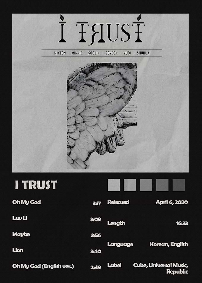 Gidle I Trust Album Poster