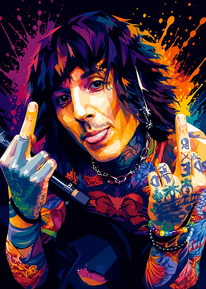Oli Sykes Pop Art Portrait