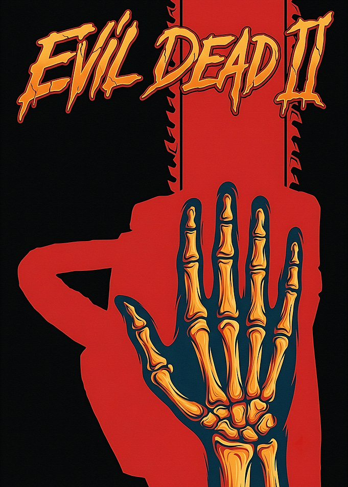 Evil Dead II Minimalist Movie Poster