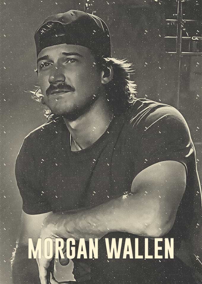 Morgan Wallen Vintage Style Portrait