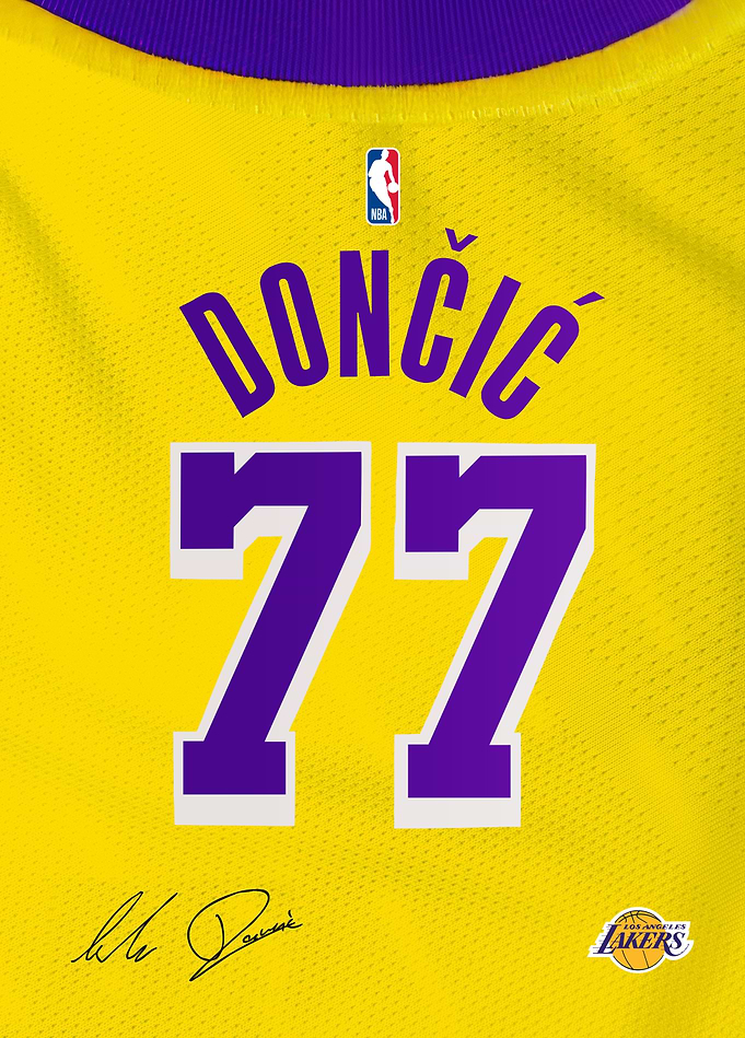 Lakers Signature Jersey- Luka Doncic