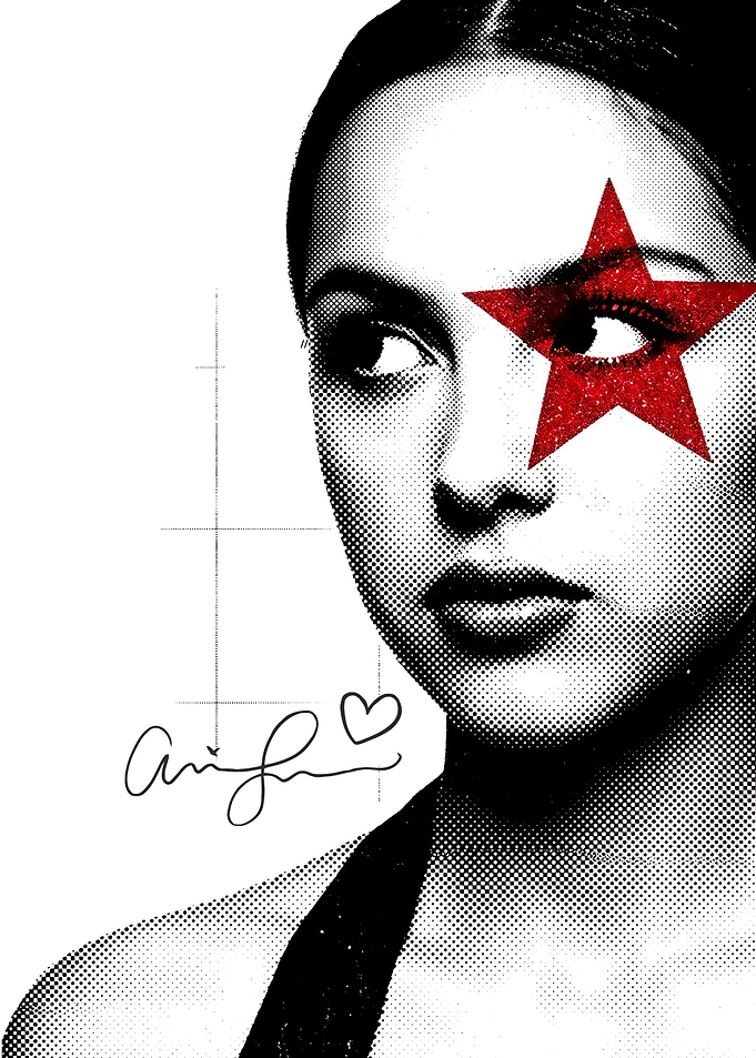 Olivia Rodrigo Pop Art Portrait