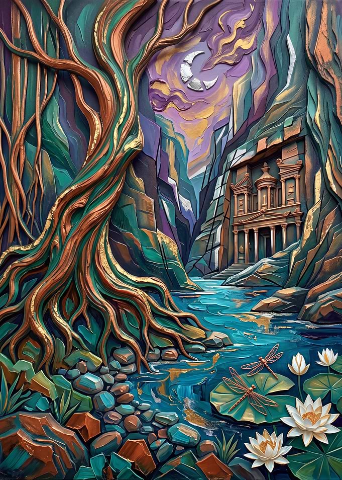 Petra Temple in Enchanted Forest