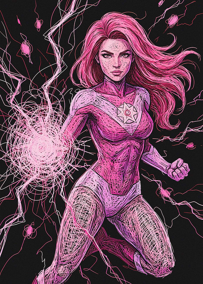 Atom Eve Invincible Superhero Art