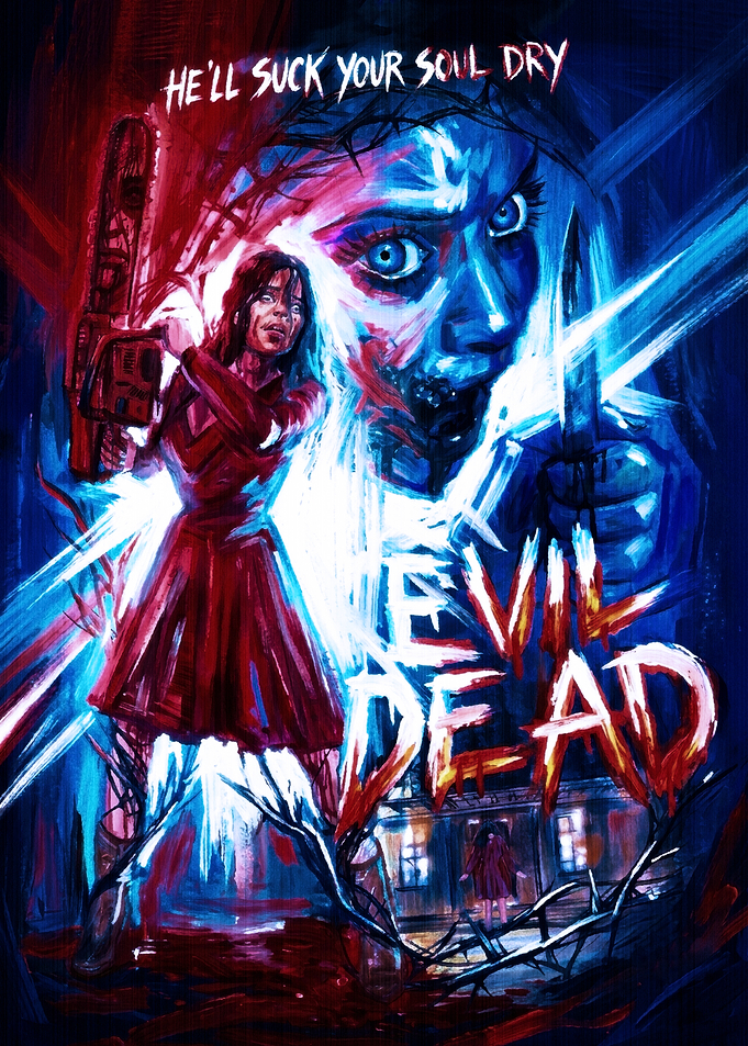 Evil Dead Horror Movie Poster Art