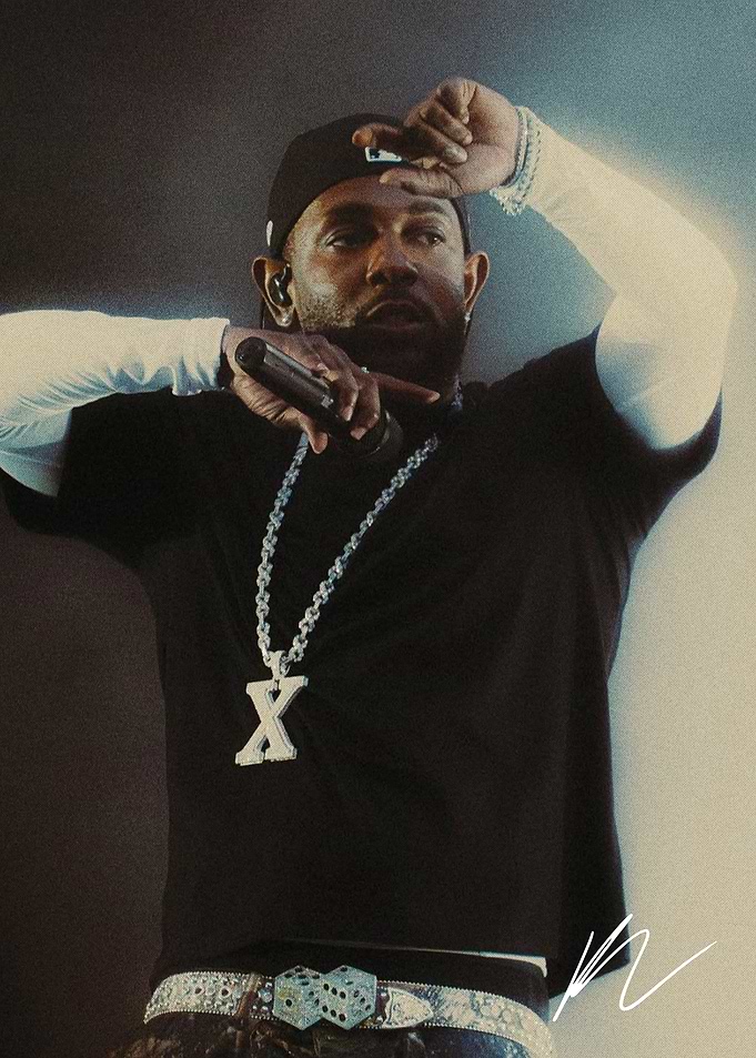 Kendrick Lamar Performing Live on Stage