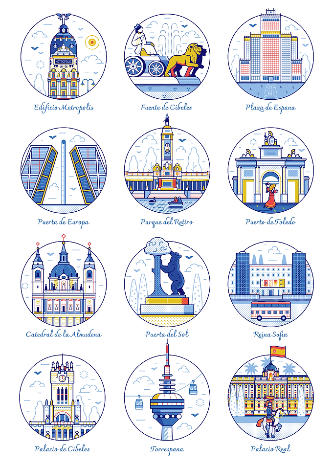 Madrid Architectural Landmarks Collection