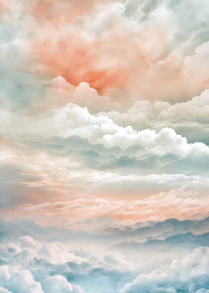 Dreamy Pastel Sunset Clouds