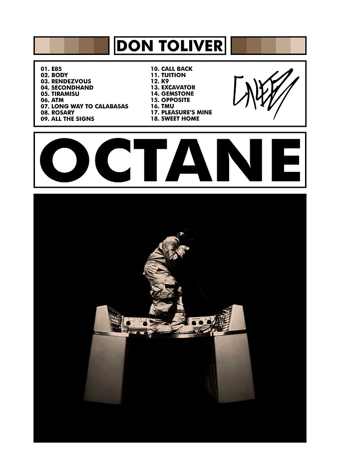 Don Toliver Octane Album Poster