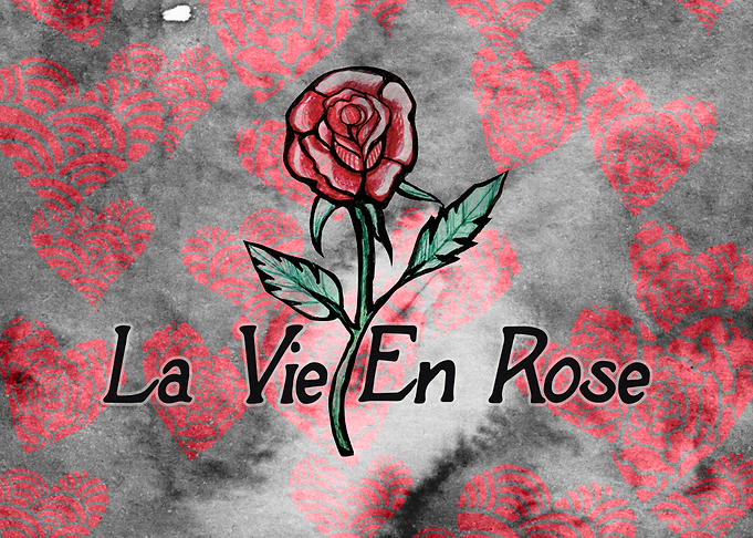 La Vie En Rose Floral Art