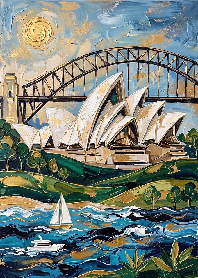Sydney Opera House and Harbour Bridge