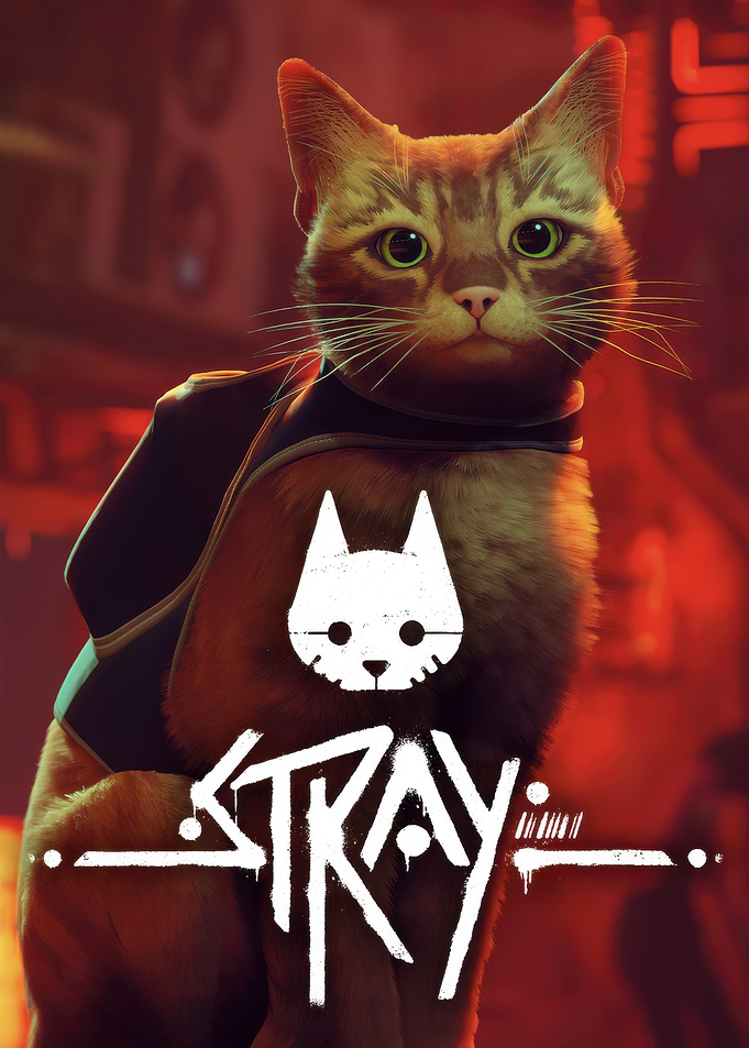 Stray Video Game Cat Poster