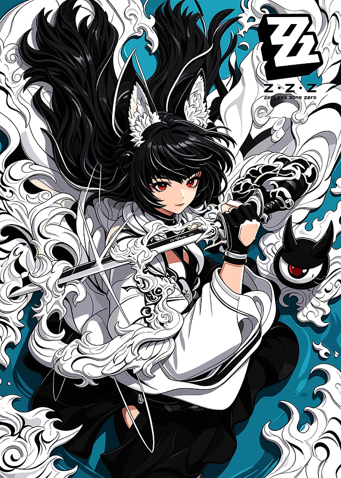 Miyabi Zenless Zone Zero Character Art