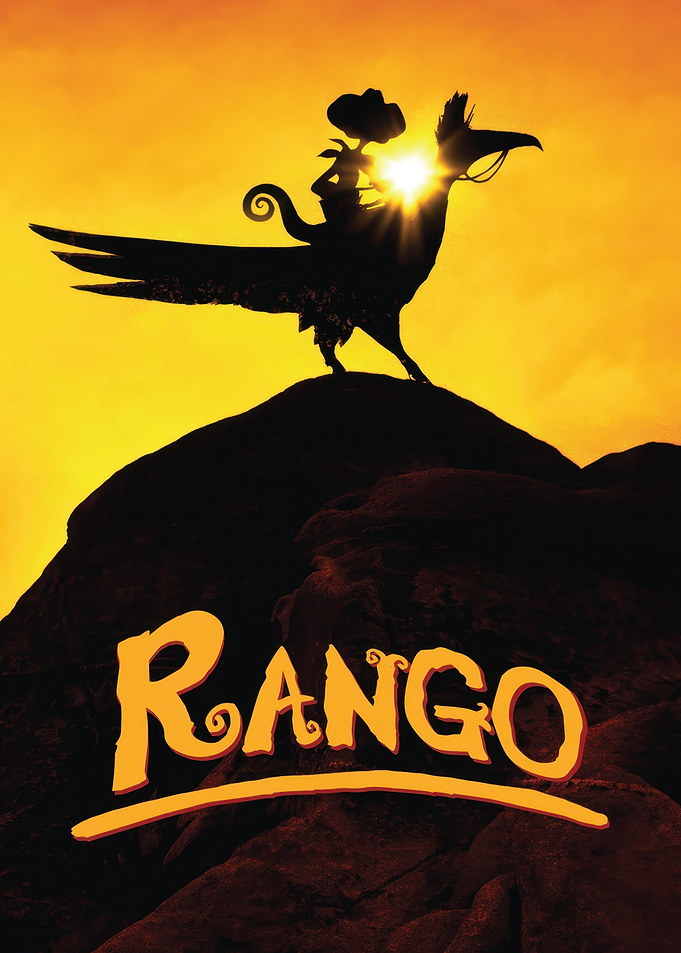 Rango Movie Poster Silhouette