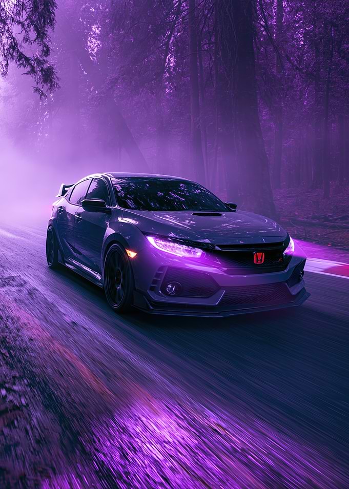 Purple Fog Honda Civic Type R