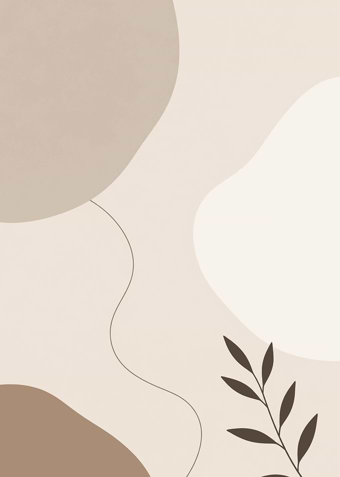 Minimalist Abstract Botanical Wall Art