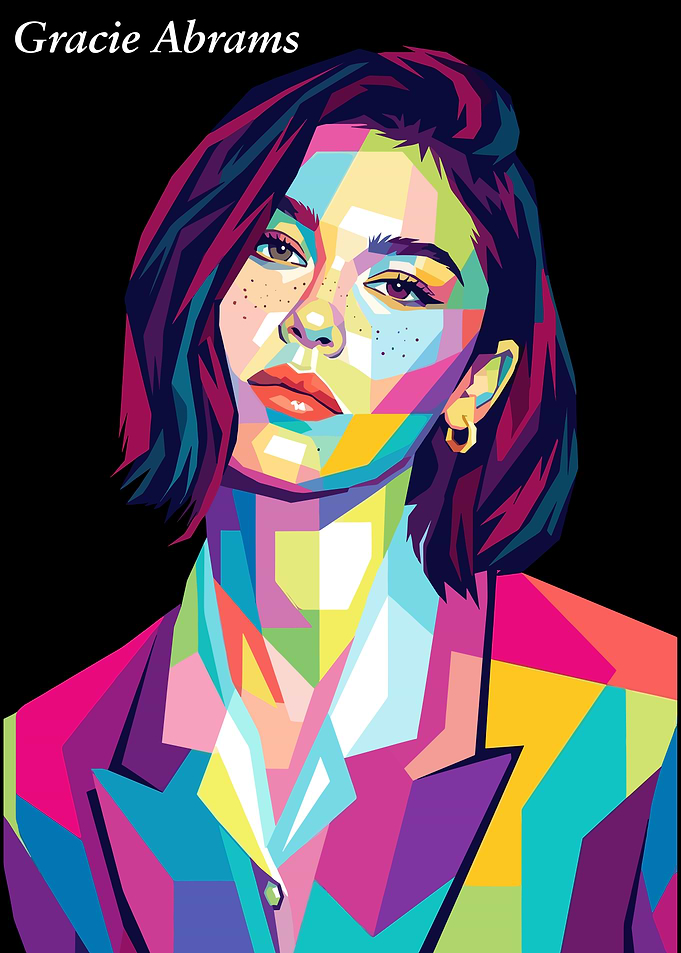 Gracie Abrams Pop Art Portrait